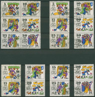 DDR 1969 Jorinde Und Joringel 1450/55 ZD Alle Kombinationen Gestempelt (SG31185) - Zusammendrucke