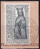 MiNr. 330 Liechtenstein 1954, 16. Dez. Abschluss Des Marianischen Jahres - Ausschnitt Sauber Gestemptelt - Used Stamps