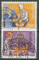 Schweiz 1992 Berufe Koch Apothekerin 1463/64 Gestempelt - Usati