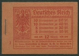 Dt. Reich 1921 Markenheftchen Germania/Ziffern MH 15 B Postfrisch, Siehe Hinweis - Markenheftchen