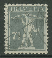 Schweiz 1915 Freimarke Tellknabe Type III, 138 X III Gestempelt - Used Stamps
