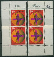 Bund 1967 Kath. Hilfsaktion ADVENIAT 545 Alle 4 Ecken Postfrisch (E888) - Unused Stamps