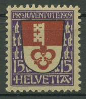 Schweiz 1919 Pro Juventute Wappen (II) 151 Postfrisch - Neufs