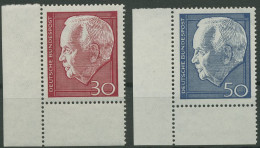 Bund 1967 Bundespräsident H. Lübke 539/40 Ecke 3 Unten Links Postfrisch (E885) - Ongebruikt