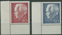 Bund 1967 Bundespräsident H. Lübke 539/40 Ecke 3 Unten Links Postfrisch (E885) - Ungebraucht