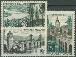 Frankreich 1957 Landschaften 1145/47 Postfrisch - Ongebruikt