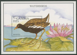 Gambia 1995 Wasservögel Teichhuhn Block 250 Postfrisch (C29872) - Gambie (1965-...)