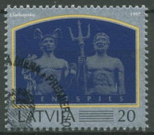 Lettland 1997 Hafen Von Ventspils Hermes Neptun 458 Gestempelt - Lettonia