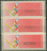 Portugal ATM 1992 Spielzeuge Tasten- Satz 3 Werte 38/70/155 ATM 6 S2 Postfrisch - Machine Labels [ATM]