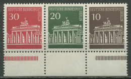 Berlin Zusammendrucke 1966 Brandenburger Tor W 43 UR 8ZL Postfrisch - Se-Tenant