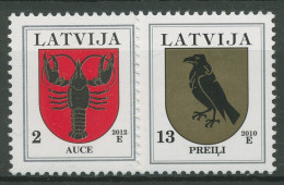 Lettland 1996 Freimarken Wappen 421/22 Postfrisch - Lettonia