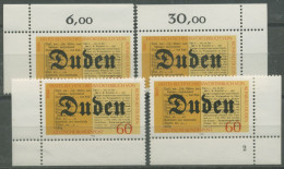 Bund 1980 100 J.Rechtschreibelexikon K. Duden 1039 Alle 4 Ecken Postfrisch (E19) - Ungebraucht