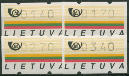 Litauen 1995 Automatenmarken Staatsflagge ATM 1 S 1 Postfrisch - Lithuania