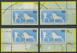 Bund 1995 Techn. Universität Braunschweig 1783 Alle 4 Ecken Postfrisch (E2374) - Unused Stamps