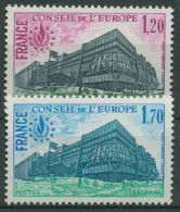 Frankreich 1978 Dienstmarken Europarat Europaratsgebäude D 23/24 Postfrisch - Neufs