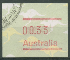 Australien 1985 Känguruh Automatenmarke 3 Gestempelt - Viñetas De Franqueo [ATM]