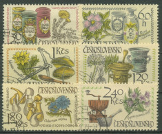 Tschechoslowakei 1971 Pharmazie Heilpflanzen 2023/28 Gestempelt - Used Stamps