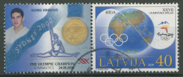 Lettland 2000 Olympia Sommerspiele Sydney Olympiasieger 534 Zf Gestempelt - Lettonie