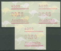 Australien 1985 Känguruh Tastensatz Automatenmarke 4 S1, 4000 Postfrisch - Vignette [ATM]