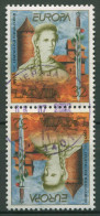 Lettland 1997 Europa CEPT Sagen Legenden 453 Kehrdruckpaar Gestempelt - Latvia