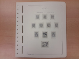 LEUCHTTURM Vordruckblätter Estland 1991/2005 SF Gebraucht, Neuwertig (Z2977) - Pre-printed Pages