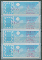 Frankreich ATM 1985 Taube Satz 1,80/2,20/3,20/5,00 ATM 6.10 Xd ZS 2 Postfrisch - 1985 « Carrier » Paper