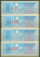 Frankreich ATM 1985 Taube Satz 1,70/2,10/3,20/5,00 ATM 6.10 Zd ZS 1 Postfrisch - 1985 « Carrier » Paper