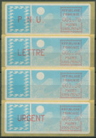 Frankreich ATM 1985 Taube Satz 1,70/2,10/3,20/5,00 ATM 6.15 Xb ZS 1 Postfrisch - 1985 « Carrier » Papier