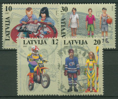 Lettland 1997 Jugend Sport Spiele 459/62 Gestempelt - Lettonie