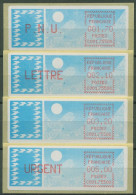 Frankreich ATM 1985 Taube Satz 1,70/2,10/3,20/5,00 ATM 6.9 Zb ZS 1 Postfrisch - 1985 « Carrier » Papier