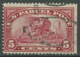USA 1912 Paketmarke Postzug P 5 Gestempelt - Reisgoedzegels