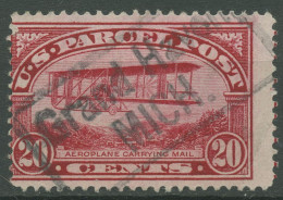 USA 1912 Paketmarke Doppeldecker P 8 Gestempelt - Colis