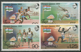 Gambia 1984 Olympische Sommerspiele In Los Angeles 531/34 Postfrisch - Gambie (1965-...)