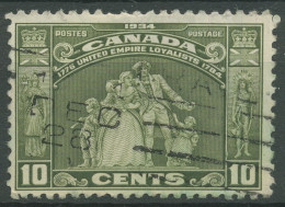 Kanada 1934 Auswanderung Der Loyalisten Nach Kanada 176 Gestempelt - Used Stamps