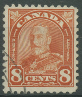 Kanada 1930 König Georg V. Mit Ahornblättern 8 Cents, 149 A Gestempelt - Used Stamps