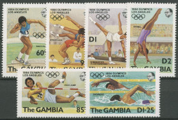 Gambia 1984 Olympische Sommerspiele In Los Angeles 500/05 Postfrisch - Gambie (1965-...)