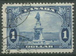 Kanada 1935 Champlain-Denkmal In Quebec 194 A Gestempelt - Gebraucht