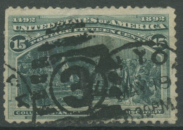 USA 1893 Kolumbus-Weltausstellung Chicago 81 Gestempelt, Mängel - Oblitérés