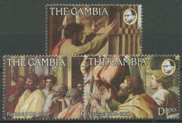 Gambia 1983 500. Geburtstag Von Raffael Gemälde 487/89 Postfrisch - Gambia (1965-...)