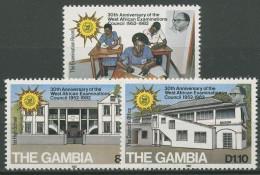 Gambia 1982 30 J. Westafr. Prüfungskommision Hochschule 434/36 Postfrisch - Gambie (1965-...)