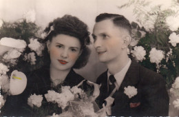 PHOTO ORIGINALE GF F1 - PHOTO DE COUPLE - 24 AVRIL 1943 - A SITUER - Anonieme Personen