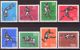 Yugoslavia 1962 - Sport, European Championship In Atletics - Mi 1016-1023 - MNH**VF - Unused Stamps