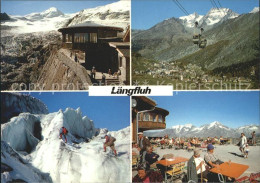 11695463 Saas-Fee Laengfluh Panorama Restaurant Terrasse Luftseilbahn Saas-Fee - Otros & Sin Clasificación