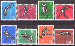 Yugoslavia 1962 - Sport, European Championship In Atletics - Mi 1016-1023 - MNH**VF - Unused Stamps