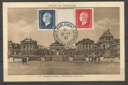 FRANCE ANNEE 1947 OBLIT. TEMPORAIRE  PARLEMENT CONGRES DE VERSAILLE 16 1 47 TB - 1921-1960: Moderne