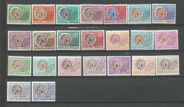 FRANCE ANNEE 1964/1976 PREOB. LOT DE 23 TP  N°123 à 145 NEUFS ** MNH TB COTE 34,50 € - 1964-1988