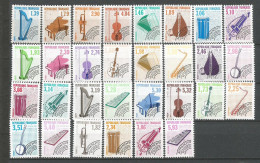 FRANCE ANNEE 1989/1993 PREOBL. LOT DE 30 TP N°202 à 231 NEUFS** MNH TB COTE 77,00 € - 1989-2008