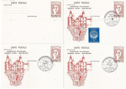 FRANCE ANNEE 1984/1993 LOT DE 52 ENTIERS CP,E, NEUFS ** ET OBLIT. TB VOIR SCANS POUR LE DETAIL DU LOT - Verzamelingen En Reeksen: PAP