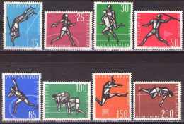 Yugoslavia 1962 - Sport, European Championship In Atletics - Mi 1016-1023 - MNH**VF - Unused Stamps