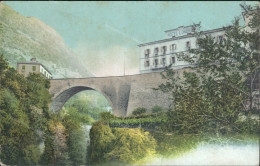 Cr232 Cartolina Chatillon Ponte Sul Marmore E Hotel Londres Aosta - Aosta